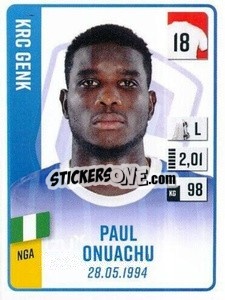 Cromo Paul Onuachu - Belgian Pro League 2022-2023 n. 153 - Panini