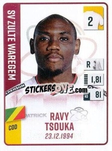 Cromo Ravy Tsouka - Belgian Pro League 2022-2023 n. 384 - Panini