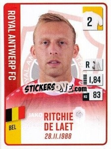 Cromo Ritchie De Laet - Belgian Pro League 2022-2023 n. 28 - Panini