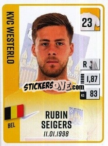 Cromo Rubin Seigers - Belgian Pro League 2022-2023 n. 360 - Panini