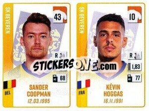 Sticker Sander Coopman / Kévin Hoggas - Belgian Pro League 2022-2023 n. 425 - Panini