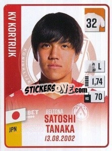 Cromo Satoshi Tanaka - Belgian Pro League 2022-2023 n. 187 - Panini