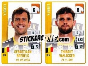 Cromo Sebastiaan Brebels / Thibaut Van Acker - Belgian Pro League 2022-2023 n. 480 - Panini