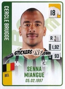 Figurina Senna Miangue - Belgian Pro League 2022-2023 n. 56 - Panini