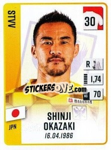 Figurina Shinji Okazaki - Belgian Pro League 2022-2023 n. 308 - Panini