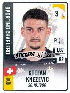 Cromo Stefan Knezevic - Belgian Pro League 2022-2023 n. 94 - Panini