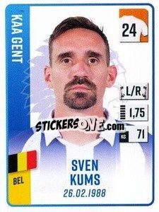 Sticker Sven Kums - Belgian Pro League 2022-2023 n. 172 - Panini