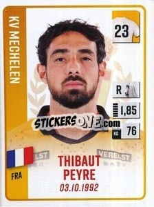 Figurina Thibaut Peyre - Belgian Pro League 2022-2023 n. 207 - Panini
