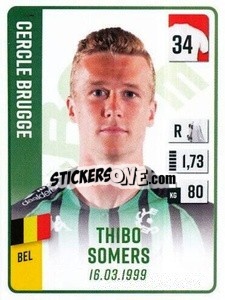 Cromo Thibo Somers - Belgian Pro League 2022-2023 n. 64 - Panini