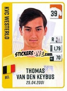 Cromo Thomas Van Den Keybus - Belgian Pro League 2022-2023 n. 367 - Panini