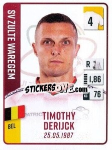 Sticker Timothy Derijck - Belgian Pro League 2022-2023 n. 381 - Panini