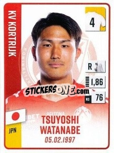 Figurina Tsuyoshi Watanabe - Belgian Pro League 2022-2023 n. 183 - Panini