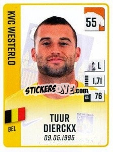 Sticker Tuur Dierckx - Belgian Pro League 2022-2023 n. 368 - Panini