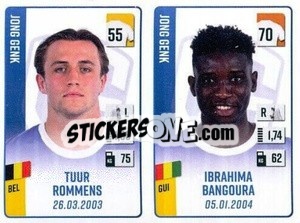 Cromo Tuur Rommens / Ibrahima Bangoura - Belgian Pro League 2022-2023 n. 468 - Panini