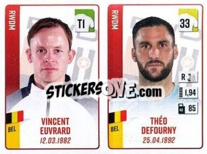 Cromo Vincent Euvrard / Théo Defourny - Belgian Pro League 2022-2023 n. 498 - Panini