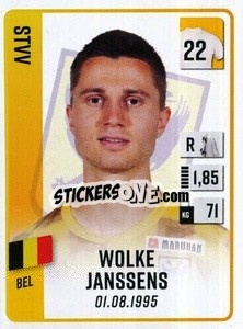 Cromo Wolke Janssens - Belgian Pro League 2022-2023 n. 294 - Panini