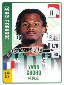 Cromo Yann Gboho - Belgian Pro League 2022-2023 n. 61 - Panini