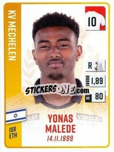Figurina Yonas Malede - Belgian Pro League 2022-2023 n. 217 - Panini
