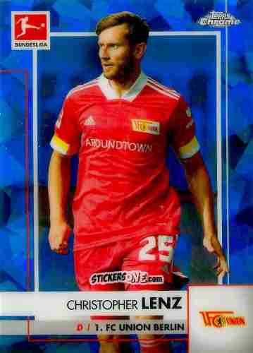 Sticker Christopher Lenz - Bundesliga Chrome 2020-2021. Sapphire Edition n. 13 - Panini