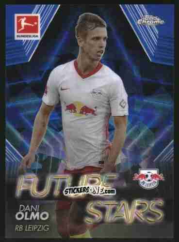 Cromo Dani Olmo - Bundesliga Chrome 2020-2021. Sapphire Edition n. FS-DO - Panini