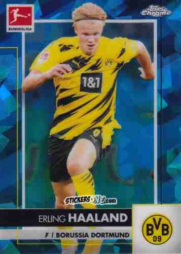 Cromo Erling Haaland - Bundesliga Chrome 2020-2021. Sapphire Edition n. 32 - Panini