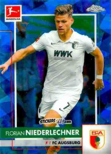 Figurina Florian Niederlechner - Bundesliga Chrome 2020-2021. Sapphire Edition n. 5 - Panini