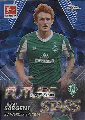 Figurina Josh Sargent - Bundesliga Chrome 2020-2021. Sapphire Edition n. FS-JS - Panini