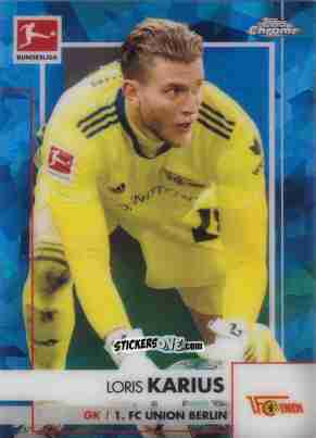 Sticker Loris Karius - Bundesliga Chrome 2020-2021. Sapphire Edition n. 15 - Panini