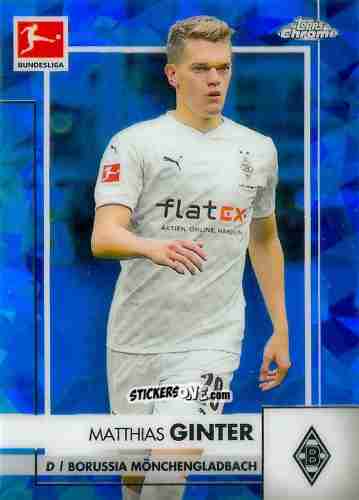 Sticker Matthias Ginter - Bundesliga Chrome 2020-2021. Sapphire Edition n. 73 - Panini