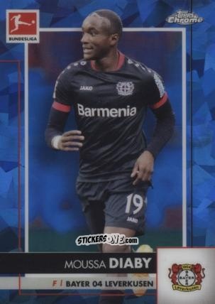 Sticker Moussa Diaby - Bundesliga Chrome 2020-2021. Sapphire Edition n. 62 - Panini