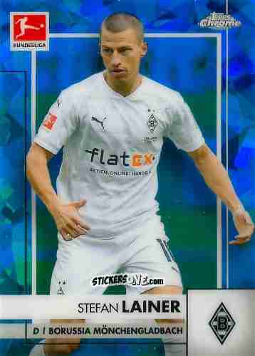 Sticker Stefan Lainer - Bundesliga Chrome 2020-2021. Sapphire Edition n. 78 - Panini