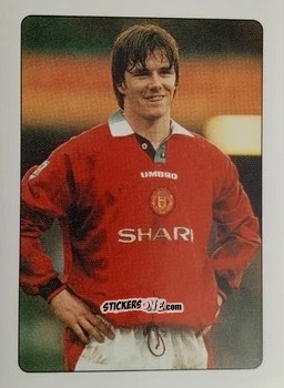 Cromo David Beckham - i 100 Re del Calcio 1998 n. 9 - Edigamma