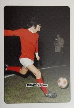 Figurina George Best - i 100 Re del Calcio 1998 n. 10 - Edigamma