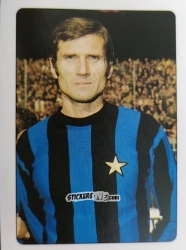 Sticker Giacinto Facchetti - i 100 Re del Calcio 1998 n. 30 - Edigamma