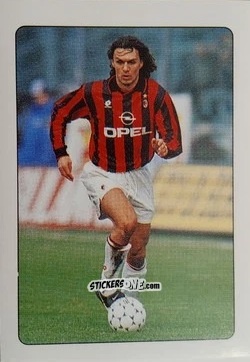 Sticker Paolo Maldini - i 100 Re del Calcio 1998 n. 53 - Edigamma