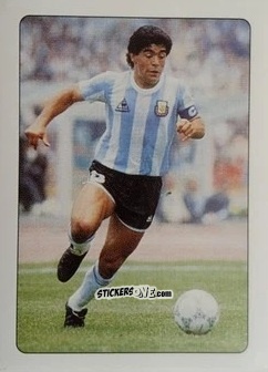 Sticker Diego Maradona - i 100 Re del Calcio 1998 n. 55 - Edigamma