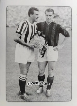 Cromo Gunnar Nordahl - i 100 Re del Calcio 1998 n. 66 - Edigamma