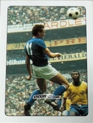 Figurina Gigi Riva - i 100 Re del Calcio 1998 n. 75 - Edigamma
