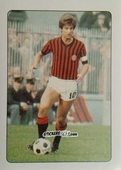 Figurina Gianni Rivera - i 100 Re del Calcio 1998 n. 78 - Edigamma