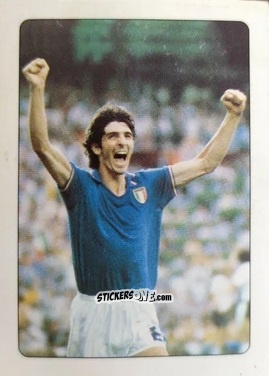 Sticker Paolo Rossi - i 100 Re del Calcio 1998 n. 81 - Edigamma