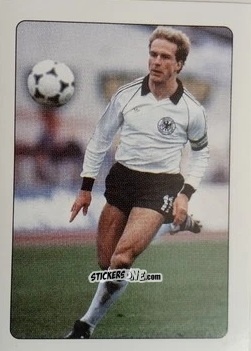 Figurina Karl-Heinz Rumenigge - i 100 Re del Calcio 1998 n. 83 - Edigamma