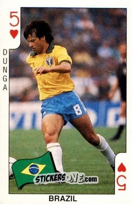 Figurina Dunga - World Cup 1990 n. H5 - DANDY GUM