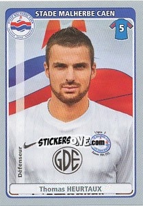 Sticker Thomas Heurtaux - FOOT 2011-2012 n. 107 - Panini