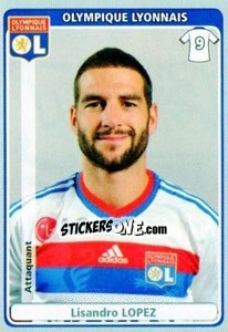 Cromo Lisandro Lopez - FOOT 2011-2012 n. 248 - Panini