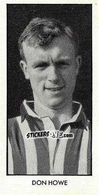 Cromo Don Howe - Wizard World Cup Footballers 1958 n. 16 - D.C. Thomson