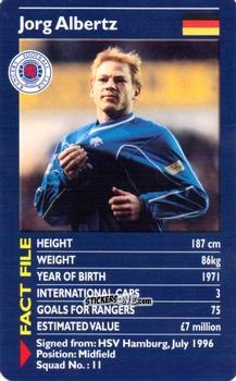 Figurina Jorg Albertz - Rangers 2000-2001 n. 3 - Top Trumps