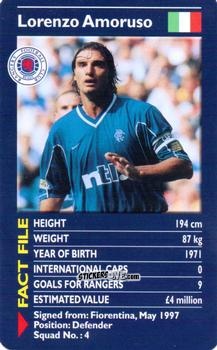 Figurina Lorenzo Amoruso - Rangers 2000-2001 n. 4 - Top Trumps