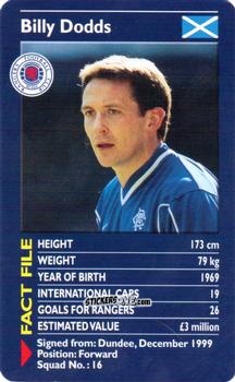 Cromo Billy Dodds - Rangers 2000-2001 n. 6 - Top Trumps