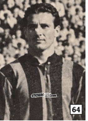 Sticker Wilkes - L' album Dello Sport Calcio 1953 n. 64 - ADRIANA