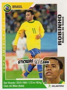 Figurina Robinho - Copa América. Argentina 2011 n. 114 - Navarrete